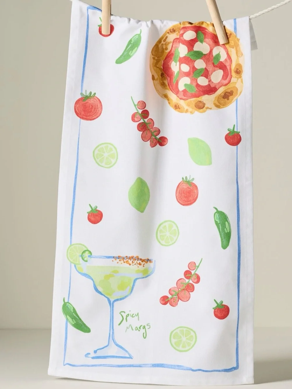 New! NWT Anthropologie Margs on Margs Bar Towel.